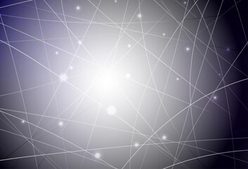 Poster - Dark BLUE vector layout with flat lines.