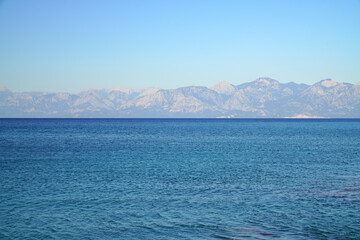 Wall Mural - coast within the city of Antalya, Turkey