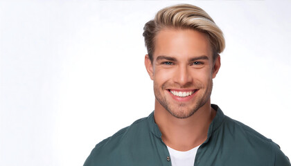 portrait of a pretty smiling blond model – a portrait of a pretty smiling blond model, isol_1(254)