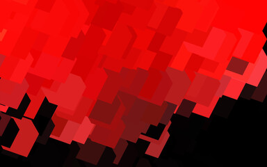 Poster - Dark Red vector texture in rectangular style.