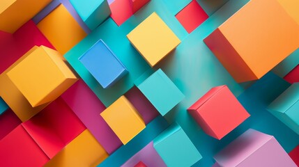 Abstract Colorful Geometric Boxes