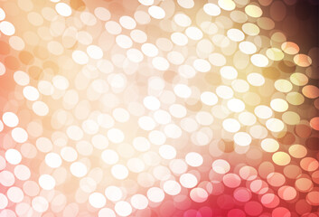 Poster - Light Pink, Yellow vector template with circles.