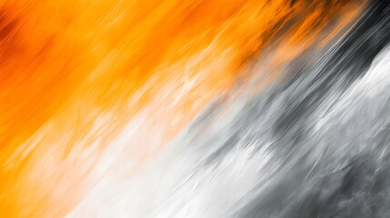 Blurred, free-form gradient texture for web banners and hot sales, featuring orange, gray, and white on a black background with a noise effect.
