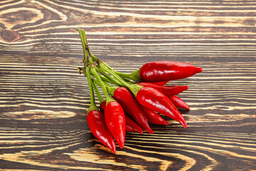 Wall Mural - Spicy ripe red fresno pepper