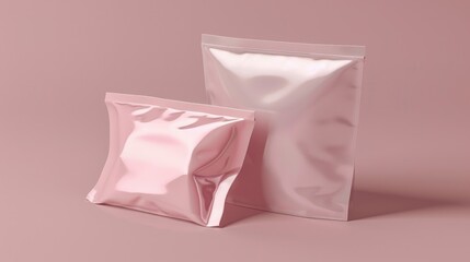 Aufkleber - Two colorful packages on a vibrant pink background