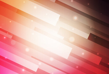 Poster - light red, yellow vector layout with lines, rectangles.