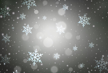 Wall Mural - Light Gray vector texture in birthday style.