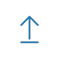 Poster - Upload icon vector. load data symbol