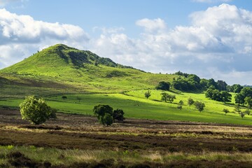 Farms in North York Moors National Park, Yorkshire, England