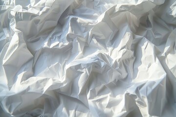 Poster - A close-up shot of a plain white paper with no text or marks