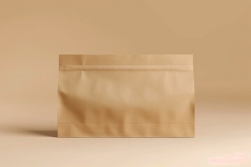 Poster - A simple brown paper bag lying on a plain surface