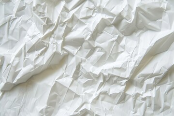 Poster - A close-up view of a blank sheet of white paper