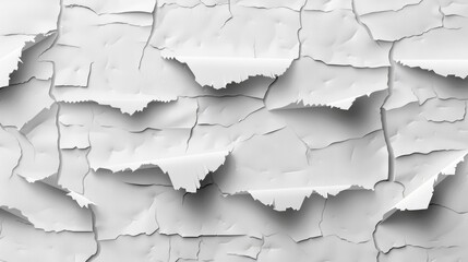 Poster - A close-up shot of peeling paint on a worn out wall, great for use in real estate or construction projects
