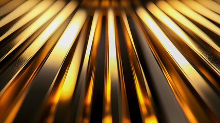 Poster - Radiant sunburst abstract background with golden light rays and warm gradient tones  Elegant and modern design with a dynamic energetic and futuristic feel