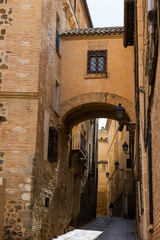 Wall Mural - Appearance of the streets of old Toledo, which preserved the traditional medieval narrowness