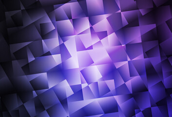 Poster - Dark Purple vector polygonal pattern.