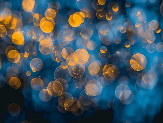 Wall Mural - Bokeh abstract texture. Colorful. Defocused background. Blurred bright light. Circular points