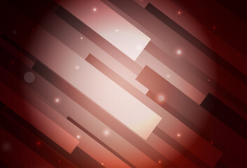 Poster - dark red vector background in polygonal style.
