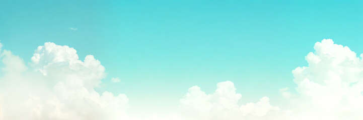 sky and cloud banner background materials copy space