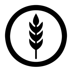 Sticker - gluten Solid icon