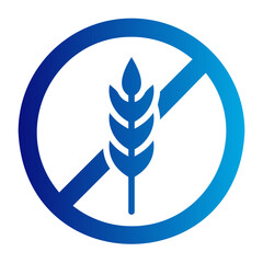 Poster - gluten free Gradient icon