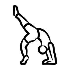 Sticker - Flexibility Training Icon