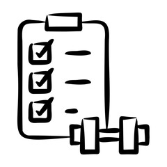 Poster - Fitness Assessment Icon