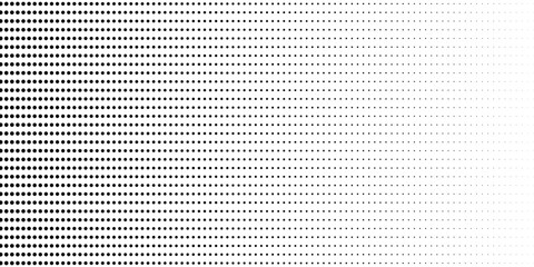 Wall Mural - Basic halftone dots effect in black and white color. Halftone effect. Dot halftone. Black white halftone. vector ilustration