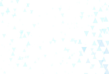 Poster - Light BLUE vector layout with circles, lines.