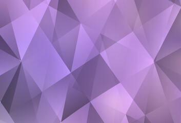Poster - light purple vector abstract mosaic background.