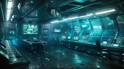 futuristic control room interior design