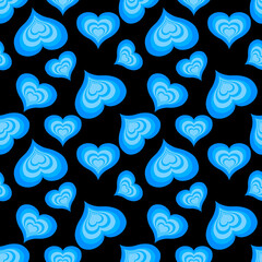 y2k heart shape seamless pattern for girly teen mood retro vibe groovy repeatable patterns