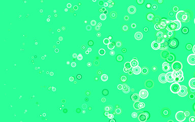 Poster - Light Green vector backdrop with dots.