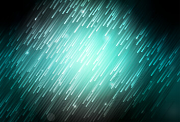 Poster - Dark Blue, Green vector layout with flat lines.
