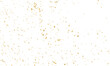 © Ahmad Araf - Doted and confetti golden glitter on transparent background. Shiny glittering dust. Gold glitter sparkle confetti that floats down falling. Vector illustration.