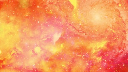 Wall Mural - colorful space nebula particle wave background