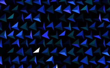 Poster - Dark Pink, Blue vector texture with triangular style.