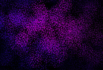 Poster - Dark Purple vector texture with colored lines.