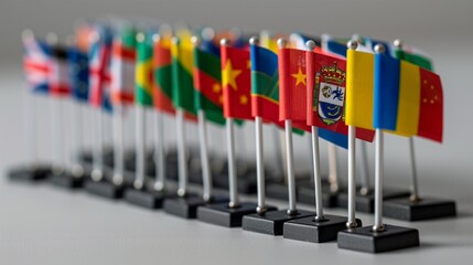 Wall Mural - The significance of Defense Day through caps, badges, weapons, and military bags displayed on a white background. These treasures represent the honor,and dedication of those who protect the nation.