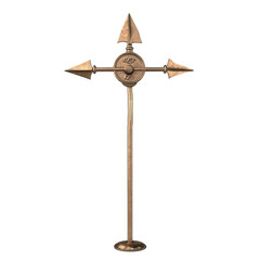 Wall Mural - A farmhouse weather vane. on transparent background