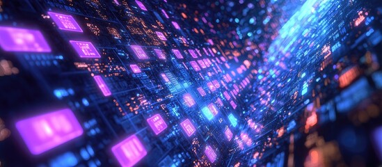 Poster - Digital 3D Illustration Representing Data Sovereignty Concepts