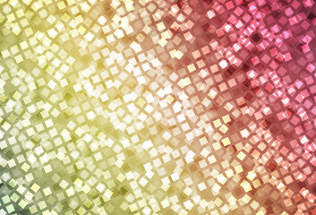 Poster - light green, red vector background with rectangles.