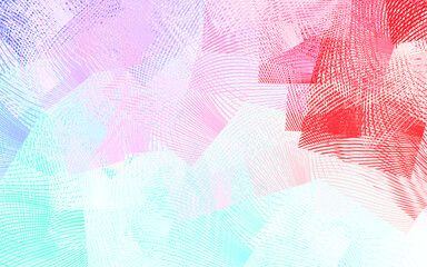 Poster - Light Green, Red vector background with wry lines.