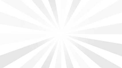 Wall Mural - sun ray light. sun rays background. radial burst. sunburst gray pattern isolated on white background