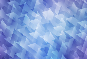 Poster - light pink, blue vector texture in rectangular style.