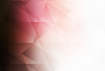 Poster - light pink, red vector polygonal background.