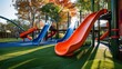 © Umi Sakina - Colorful Playground Slides
