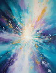 beautiful sparkling white light with radiance abstract background