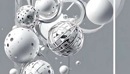 Wall Mural - Abstract  Spheres