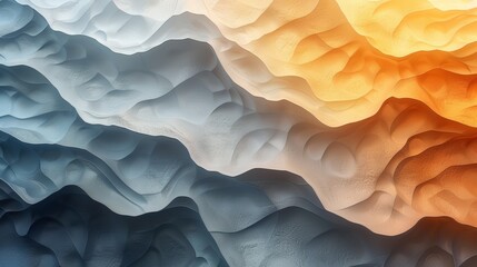 Poster - Vibrant Abstract Ripple Patterns Displaying Warm and Cool Tones in Fluid Motion